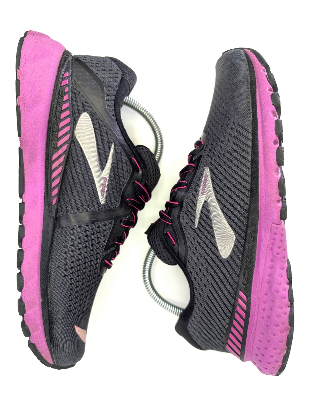Brooks Adrenaline 20 Great Gray Pink Or Purple Size 8.5 Wide, 8.5W, 8.5D, 8.5 D - Picture 10 of 15